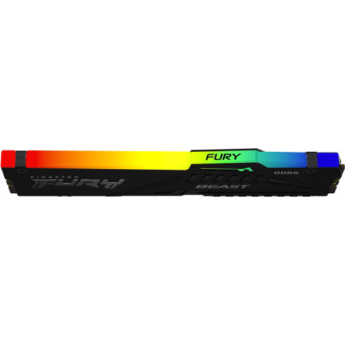 Память оперативная/ Kingston 16GB 6000MT/s DDR5 CL40 DIMM FURY Beast RGB