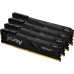 Память оперативная/ Kingston 64GB 3200MHz DDR4 CL16 DIMM (Kit of 4) 1Gx8 FURY Beast Black