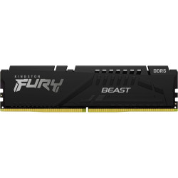 Память оперативная/ Kingston 32GB 5200MT/s DDR5 CL40 DIMM FURY Beast Black XMP