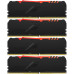 Память оперативная/ Kingston 128GB 3200MHz DDR4 CL16 DIMM (Kit of 4) FURY Beast RGB