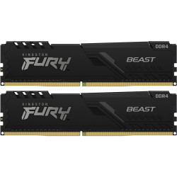 Память оперативная/ Kingston 64GB 3600MHz DDR4 CL18 DIMM (Kit of 2) FURY Beast Black