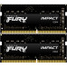 Память оперативная/ Kingston 16GB 3200MHz DDR4 CL20 SODIMM (Kit of 2) FURY Impact