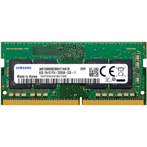 Память оперативная/ Samsung DDR4 8GB UNB SODIMM 3200 1Rx16, 1.2V