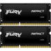 Память оперативная/ Kingston 16GB 1600MHz DDR3LCL9SODIMM(Kit of 2)1.35VFURYImpact