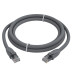 GCR Патч-корд прямой 7.5m UTP кат.6, серый, 24 AWG, ethernet high speed, RJ45, T568B, GCR-52596