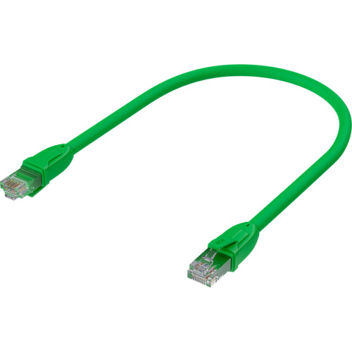 GCR Патч-корд прямой 1.0m UTP кат.6, зеленый, 24 AWG, ethernet high speed, RJ45, T568B, GCR-52385