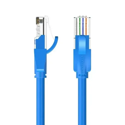 Патч-корд Vention прямой UTP cat.6, RJ45 - 3м. Синий