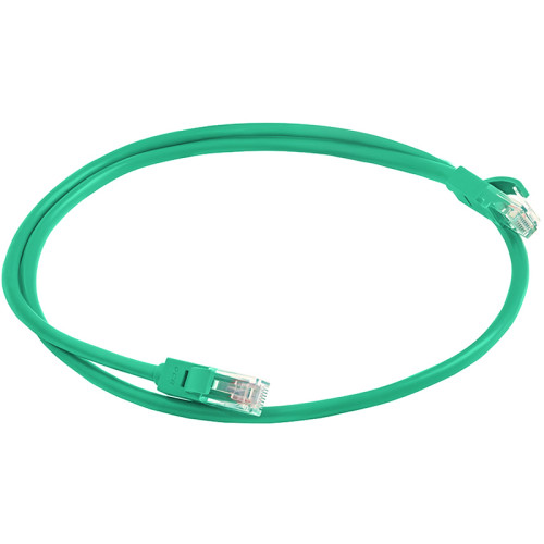 Greenconnect Патч-корд прямой, малодымный LSZH 3.0m UTP кат.6, зеленый, 24 AWG, литой, ethernet high speed, RJ45, T568B, GCR-50729