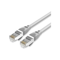 Патч-корд Vention прямой SFTP cat.6A, RJ45 - 0,3м. Серый