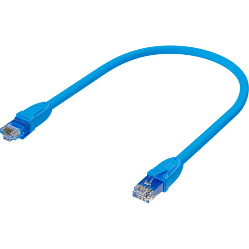 GCR Патч-корд прямой 0.75m UTP кат.6, синий, 24 AWG, ethernet high speed, RJ45, T568B, GCR-52399