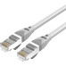 Патч-корд Vention прямой SFTP cat.6A, RJ45 - 1,5м. Серый