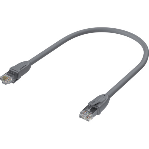 GCR Патч-корд прямой 0.75m UTP кат.6, серый, 24 AWG, ethernet high speed, RJ45, T568B, GCR-52543