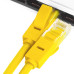 Greenconnect Патч-корд прямой 3.0m UTP кат.6, желтый, 24 AWG, литой, GCR-LNC602-3.0m, ethernet high speed, RJ45, T568B