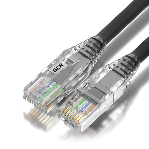 GCR Патч-корд 3.0m UTP кат.6, серый, коннектор ABS, 24 AWG, ethernet high speed 10 Гбит/с, RJ45, T568B, GCR-55428