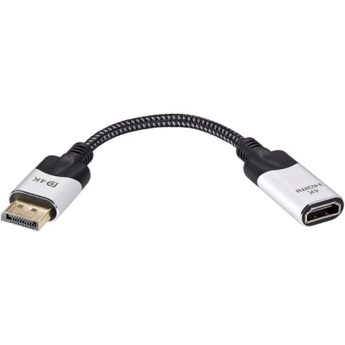 Адаптер/ Адаптер DisplayPort(M) ---> HDMI(F) 0.15m 4K@60Hz VCOM <CG621M-0.15>