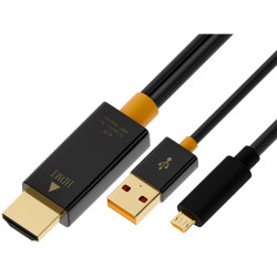 Greenconnect Кабель-адаптер MHL 2.0m microB 5pin + AM в HDMI 2.0