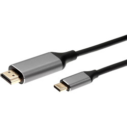 Кабель/ Кабель USB 3.1 Type-Cm --> HDMI A(m) 4K@60Hz,1.8m,Alum,iOpen(Aopen/Qust) <ACU423MC-1.8M>