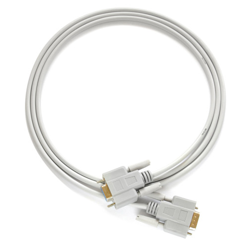 Greenconnect Удлинитель  0.5m  RS-232/RS-232 9M/9F Premium GCR-DB9CM2F-0.5m, серый 30 AWG