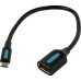 Адаптер переходник Vention OTG USB 2.0 AF/micro B 5pin - 0.15м