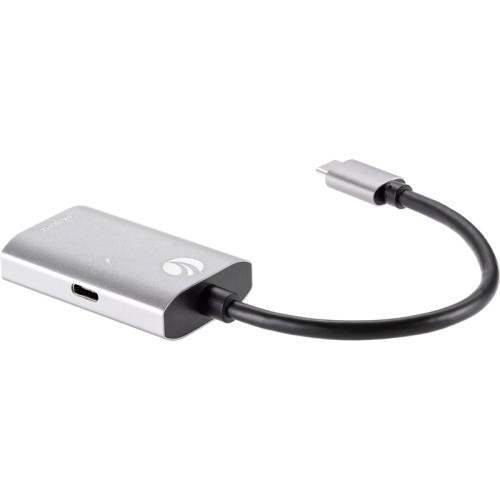 Адаптер/ Aдаптер USB 3.1 Type-Cm --> HDMI A(f) , 4K@60Hz, PD charging, Alum Shell, VCOM <CU452A>