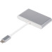 Переходник  Type-C(m) <=> 3xUSB 3.0(f) + Type-C(f), 0.1 м