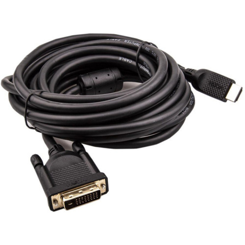 Кабель/ Кабель HDMI AM/DVI(24+1)M, 5м, CU, 1080P@60Hz, 2F, VCOM <CG484G-5M>