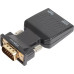 Переходник/ Переходник VGA(M)+audio+microUSB --> HDMI(F)1080*60Hz, VCOM <CA337A>