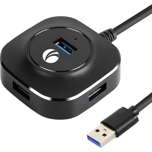 Кабель-концентратор/ Кабель-концентратор USB3.0----4 USB3.0 +microUSB 0.3m VCOM (DH307)