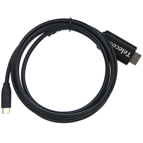 Кабель-адаптер/ Кабель-адаптер USB3.1 Type-Cm --> HDMI A(m) 4K@60Hz, 1.8m, Telecom <TCC008-1.8M>