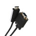 Кабель-переходник/ Кабель-переходник HDMI --> VGA_M/M 1,8м Telecom <TA670-1.8M>