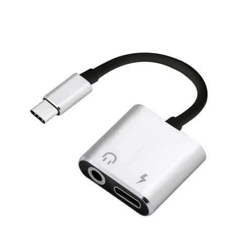 Greenconnect Адаптер переходник-гибкий USB 2.0 Type C/ AUDIO, CM/CF+jack 3,5mm F