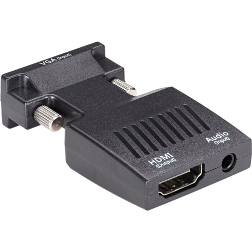 Переходник/ Переходник VGA(M)+audio+microUSB --> HDMI(F)1080*60Hz, VCOM <CA337A>