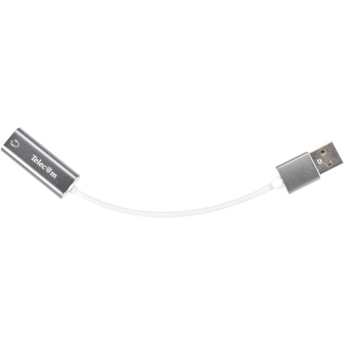 Переходник/ Переходник аудио USB2.0(M)-->3.5мм F (гнездо) Telecom  0.1м <TA316U>