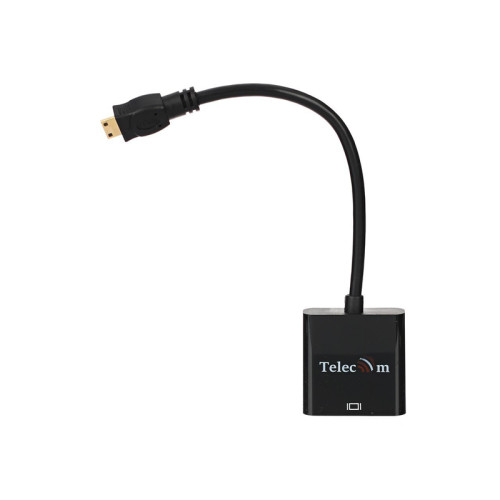 Кабель-переходник/ Кабель-переходник Mini HDMI M => VGA F 0.15m Telecom (TA592)