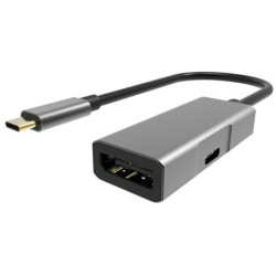 Aдаптер/ Aдаптер USB 3.1 Type-Cm --> DP(f) , 4K@60Hz, PD charging, Aluminum Shell, VCOM <CU453>