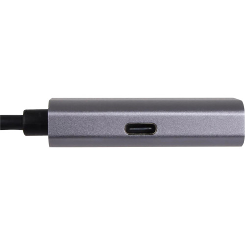 Адаптер/ Aдаптер USB 3.1 Type-Cm --> HDMI A(f) , 4K@60Hz, PD charging, Alum Shell, VCOM <CU452A>