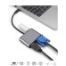 Aдаптер/ Aдаптер USB3.1 Type-CM-->HDMI +VGA+3XUSB +PD charging+TF+AUDIO,Aluminum Shell, VCOM <CU425>