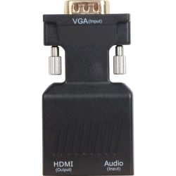 Переходник/ Переходник VGA(M)+audio+microUSB --> HDMI(F)1080*60Hz, VCOM <CA337A>