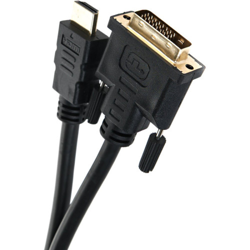 Кабель/ Кабель HDMI to DVI-D Dual Link (19M-25M) 2м, Telecom <CG481G-2M>