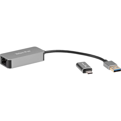 Кабель-переходник/ Кабель-переходник USB 3.0-->RJ-45 2.5G Ethernet, and TypeC адаптер 0.15м Telecom <TU325M>