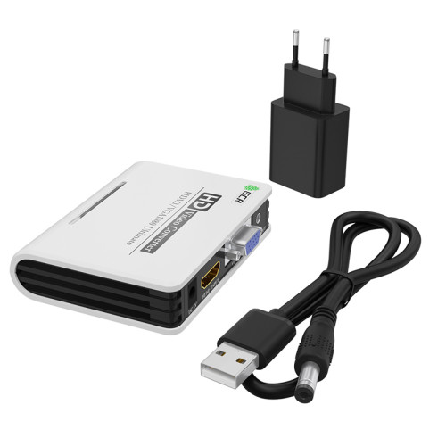 GCR Видео конвертер HDMI -> VGA + jack 3.5 mm, 1080P 60Hz, GL-v136