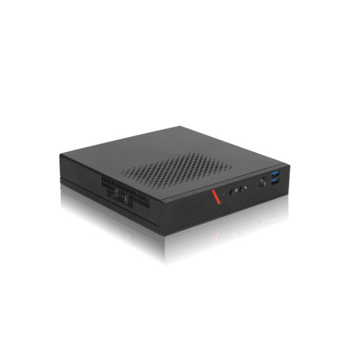 МиниПК/ Foxline FL-L500-AD120-610-D65 miniPC, black, w/adapter 19V 120W, w/2xUSB3.0, HDA, VESA, CPU cooler, w/power cord, w/T660D11(H660) MB