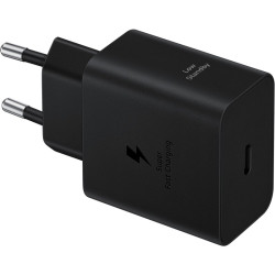 Зарядное устройство/ Сетевое зарядное устройство Samsung 45W (USB Type-C порт, кабель USB Type-C в комплекте), чёрное