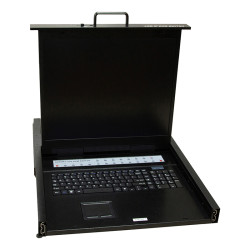 КВМ переключатель/ DKVM-IP16LCD 16-port KVM over IP Switch, 1x100Base-TX, VGA+USB ports, 19