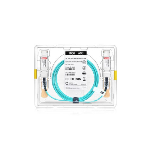 Активный оптический кабель/ 10m (33ft) Mellanox MFA1A00-C010 Compatible 100G QSFP28 Active Optical Cable