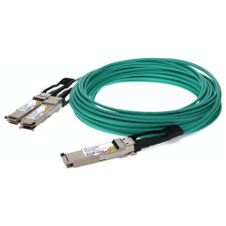 Кабель оптический/ Mellanox® active fiber splitter cable, IB HDR, 200Gb/s to 2x100Gb/s, QSFP56 to 2xQSFP56 , LSZH, 10m