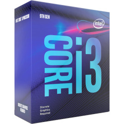 Боксовый процессор/ CPU LGA1151-v2 Intel Core i3-9100F (Coffee Lake, 4C/4T, 3.6/4.2GHz, 6MB, 65W) BOX, Cooler