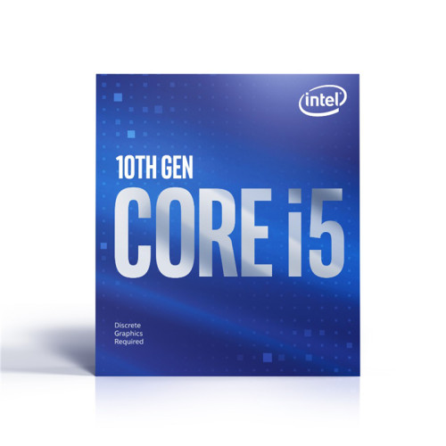 Боксовый процессор/ CPU LGA1200 Intel Core i5-10400F (Comet Lake, 6C/12T, 2.9/4.3GHz, 12MB, 65/134W) BOX, Cooler