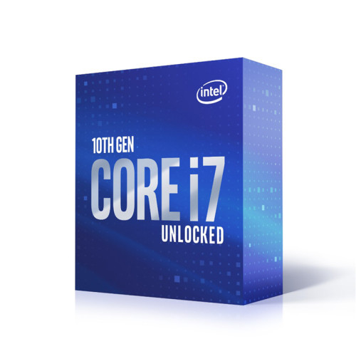 Боксовый процессор/ APU LGA1200 Intel Core i7-10700K (Comet Lake, 8C/16T, 3.8/5.1GHz, 16MB, 125/229W, UHD Graphics 630) BOX