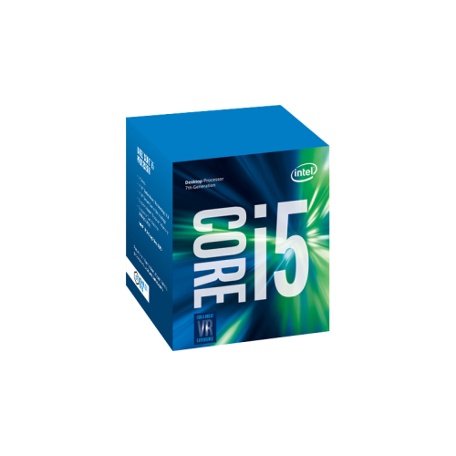 Боксовый процессор/ APU LGA1151-v1 Intel Core i5-7400 (Kaby Lake, 4C/4T, 3/3.5GHz, 6MB, 65W, HD Graphics 630) BOX, Cooler